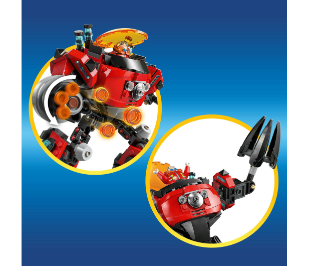 LEGO Sonic 77005 Knuckles kontra Dr. Eggman w mechu Egg Crusher - 1331738 - zdjęcie 5